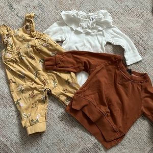 Infant girl outfit bundle